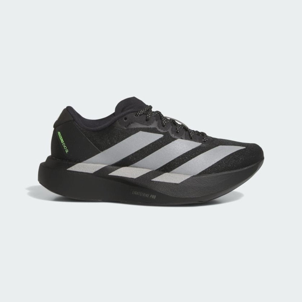 Big Kids Size 5.5 - adidas adiZero Evo SL J Black Silver Running Shoes KK3653